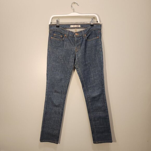 J BRAND Jeans Pencil Leg Style 912 Miner Dark Wash - Size 27 - Picture 1 of 8